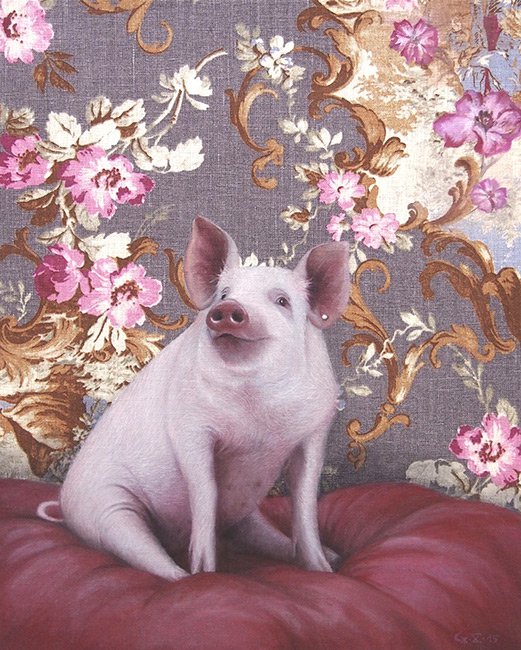 Christine Neuerburg - Hausschwein Ludwig XIV